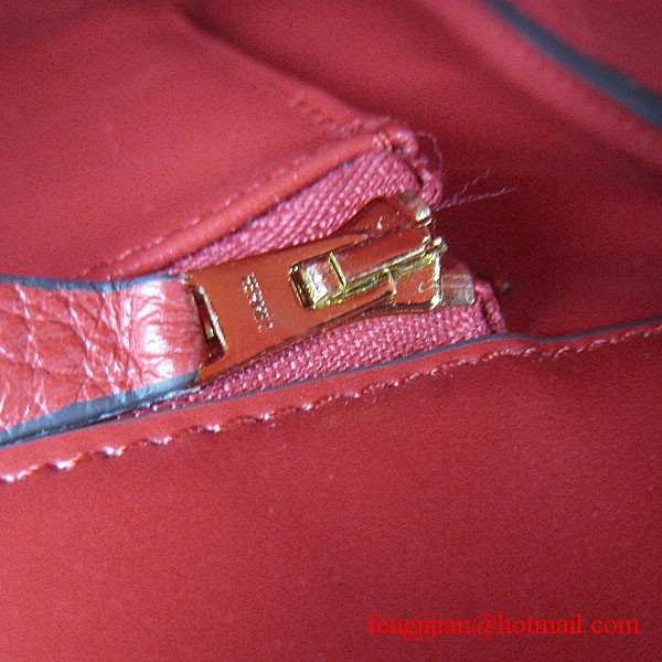 Hermes Birkin 40cm Togo Bag Red 6099